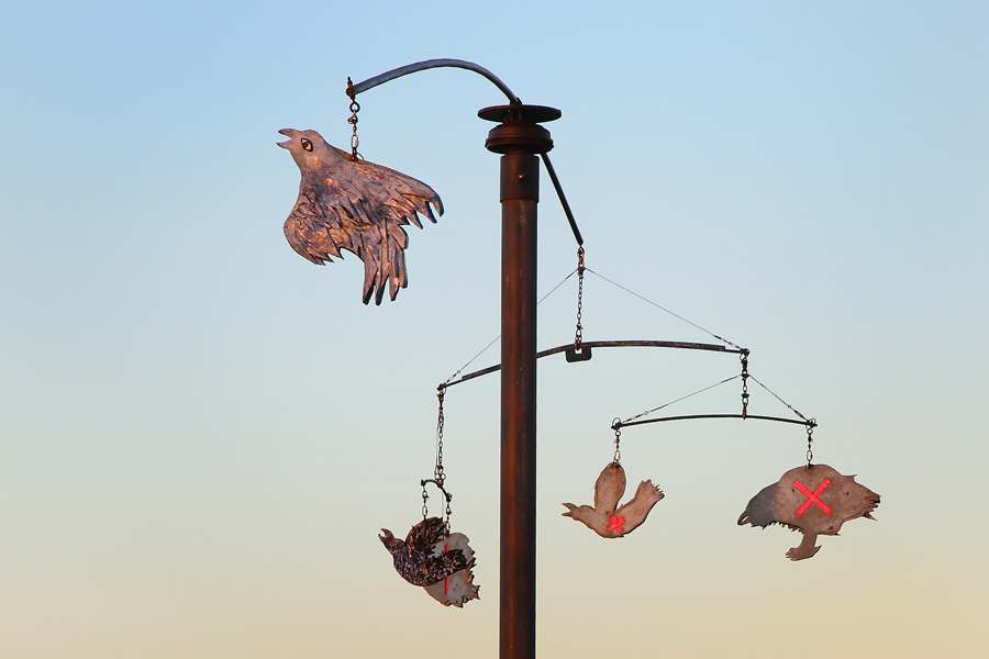 Freedom Tree (2020), Vertical Animal, Sculpture on the Cliffs, Hermanus