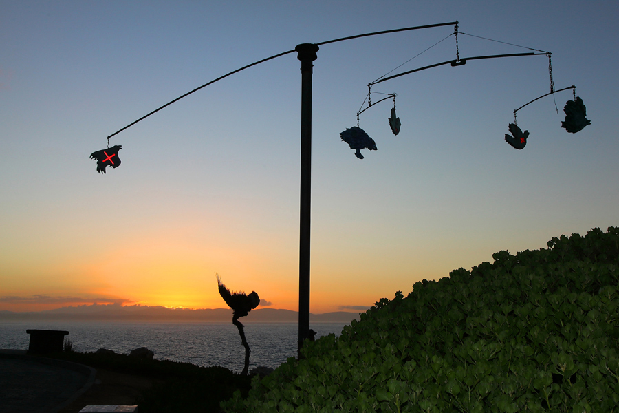 Freedom Tree (2020), Vertical Animal, Sculpture on the Cliffs, Hermanus